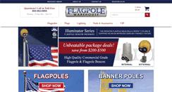 Desktop Screenshot of flagpolewarehouse.com
